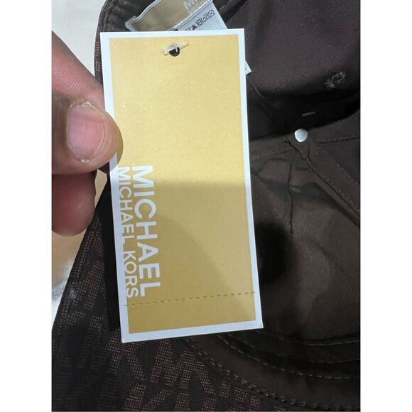 NWT Michael Kors Brown Signature Baseball Hat OSFA, - Picture 4 of 6